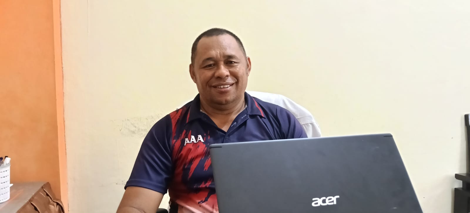 Keterangan: Kepala Sekolah (Kepsek) UPTD SMP Negeri 1 Kupang Tengah, Alfrit A. Anabanu, S. Pd.