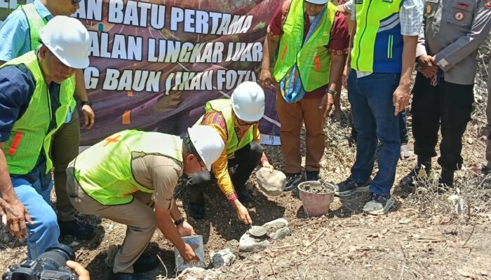 Keluhan Masyarakat Terjawab, Jalan Lingkar Luar Kota Kupang-Baun (Ikan Foti) Mulai di Kerjakan