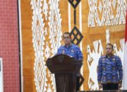 Keterangan: Gubernur NTT, Emanuel Melkiades Laka Lena saat Menyampaikan Rancangan Anggaran Pendapatan dan Belanja Daerah (APBD) Provinsi NTT Tahun Anggaran 2027 dalam Rapat Paripurna DPRD Provinsi NTT.